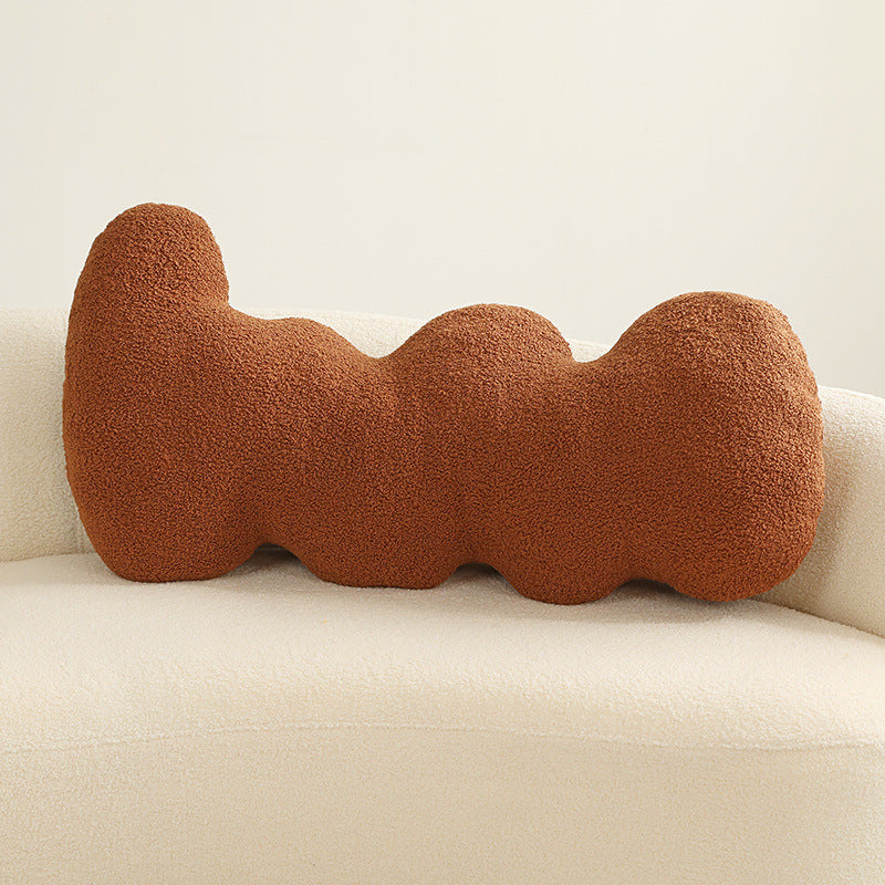Cactus-shaped cuddle pillow