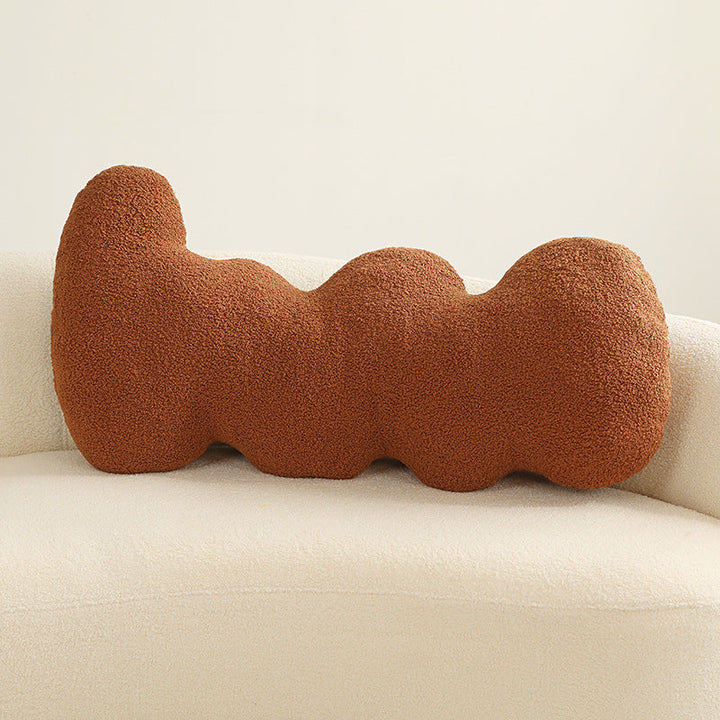 Cactus-shaped cuddle pillow