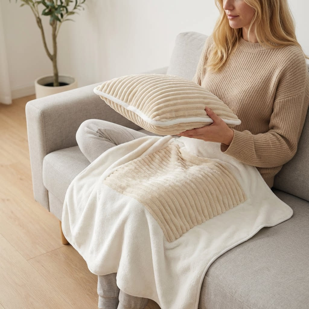 Decorative Pillow with High-Quality Felpa