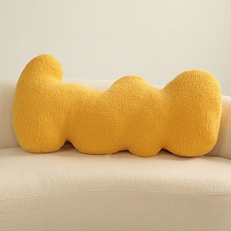 Cactus-shaped cuddle pillow