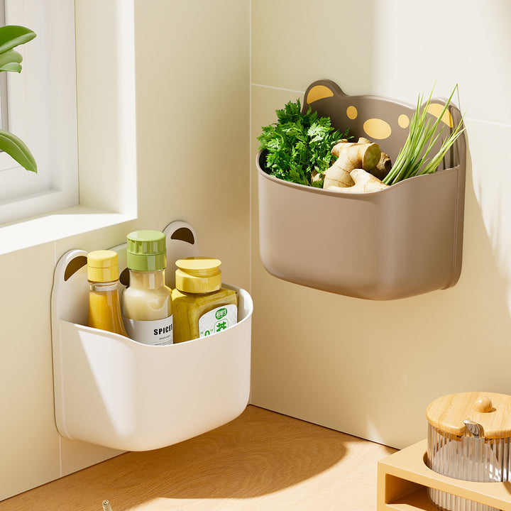 Wall-Mounted Cute Bear-Themed Storage Organizer Meso Living