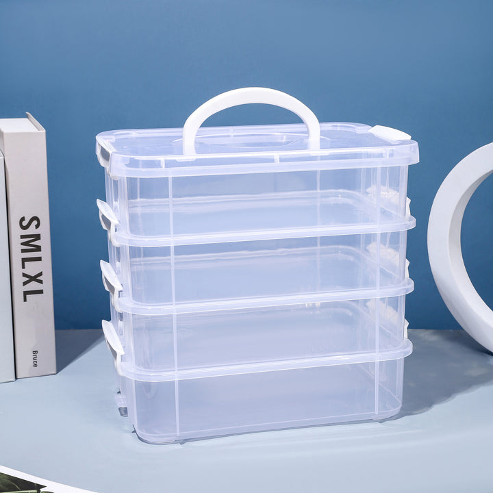 Stackable Multi-Compartment Storage Organizer Meso Living