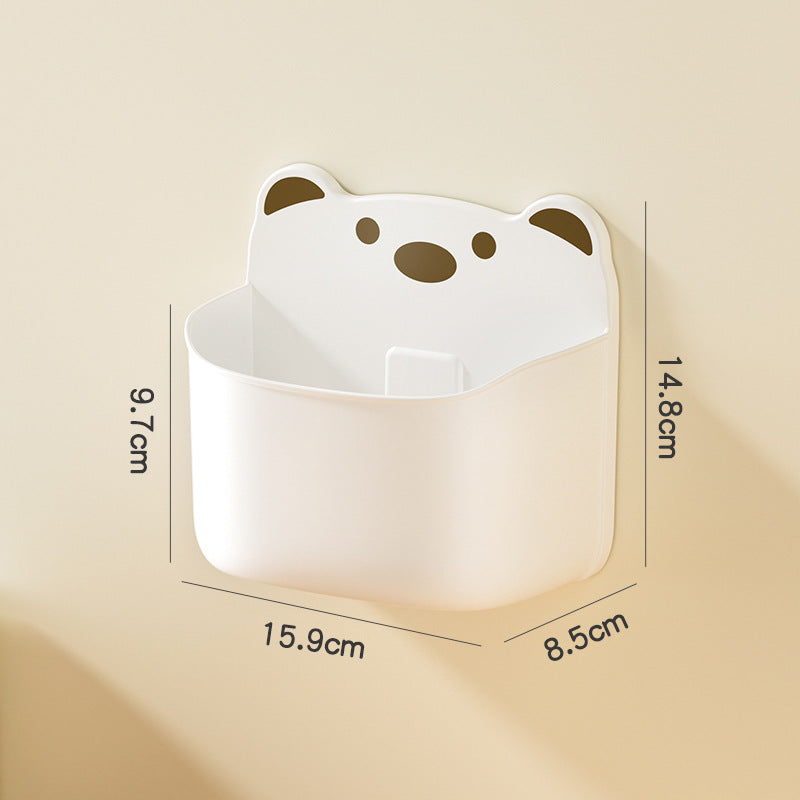Wall-Mounted Cute Bear-Themed Storage Organizer Meso Living