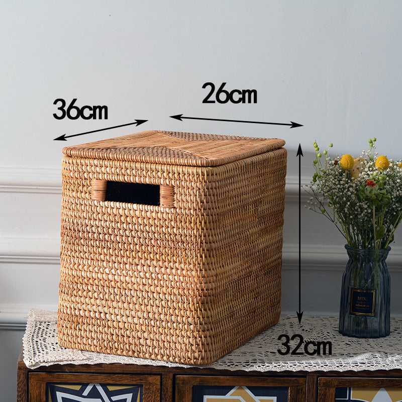 Rectangular Rattan Storage Basket