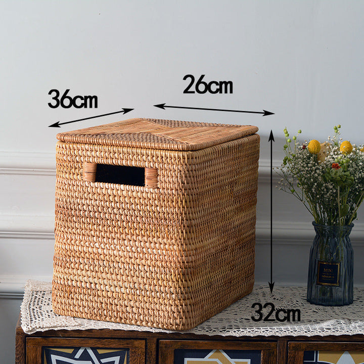 Rectangular Rattan Storage Basket