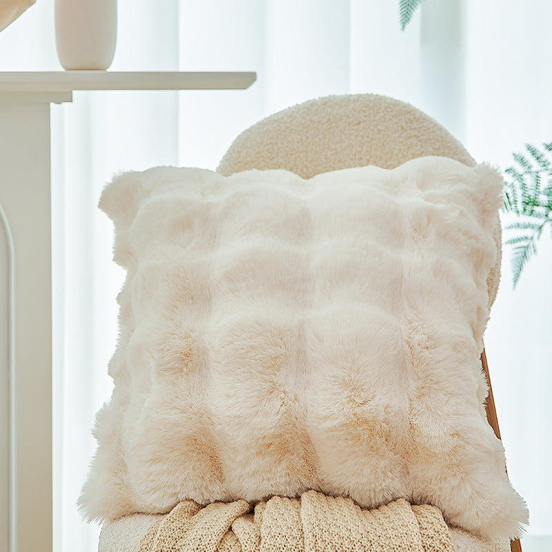 pillow with structured cover