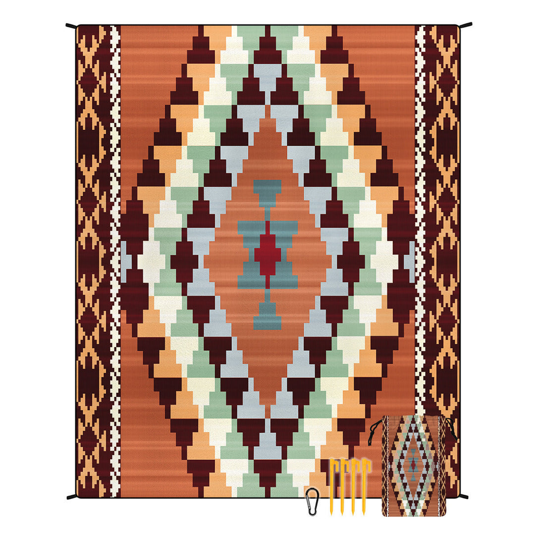 Geometric Print Tapestry