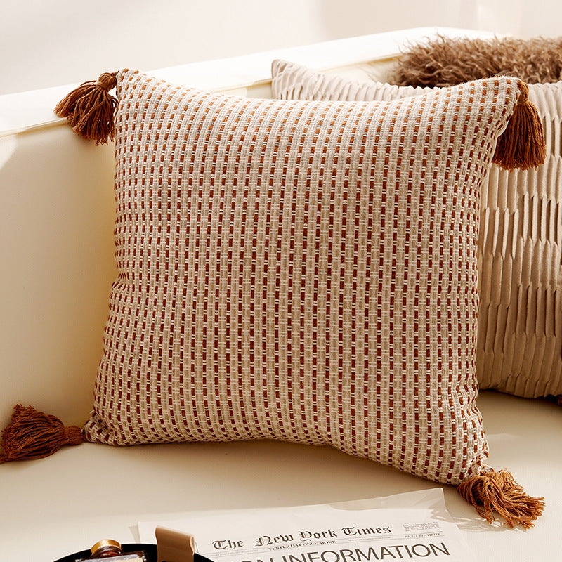 Structured Decorative Cushion Cover