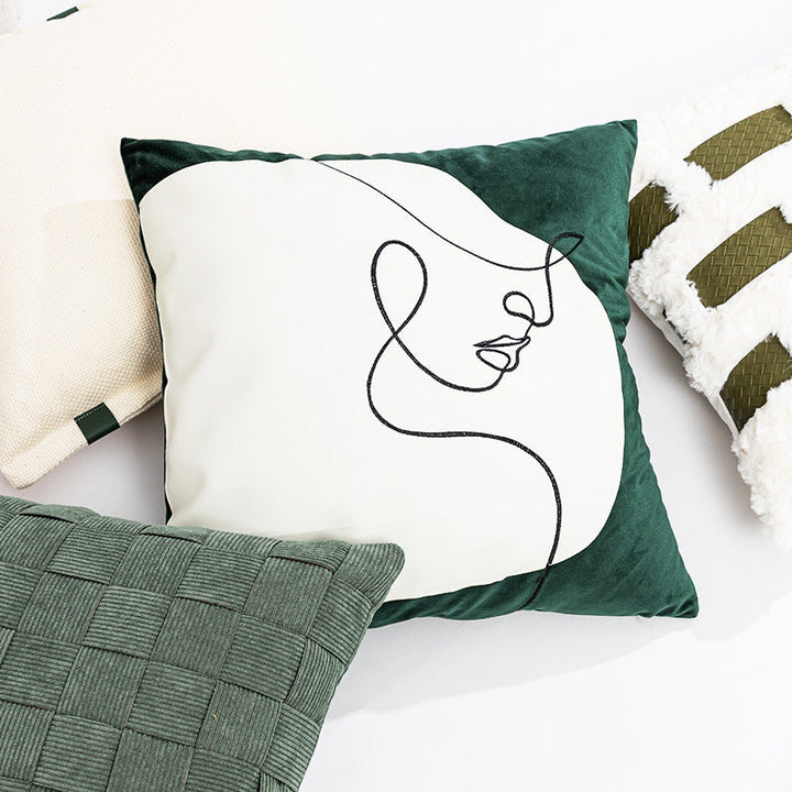 Decorative Pillowcase with modern minimalism and unique art design