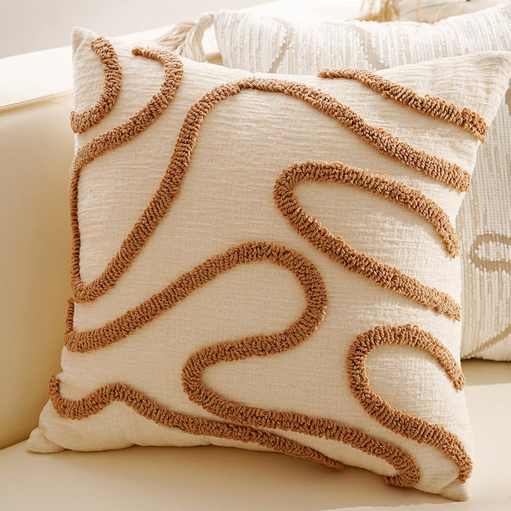 Structured Decorative Cushion Cover