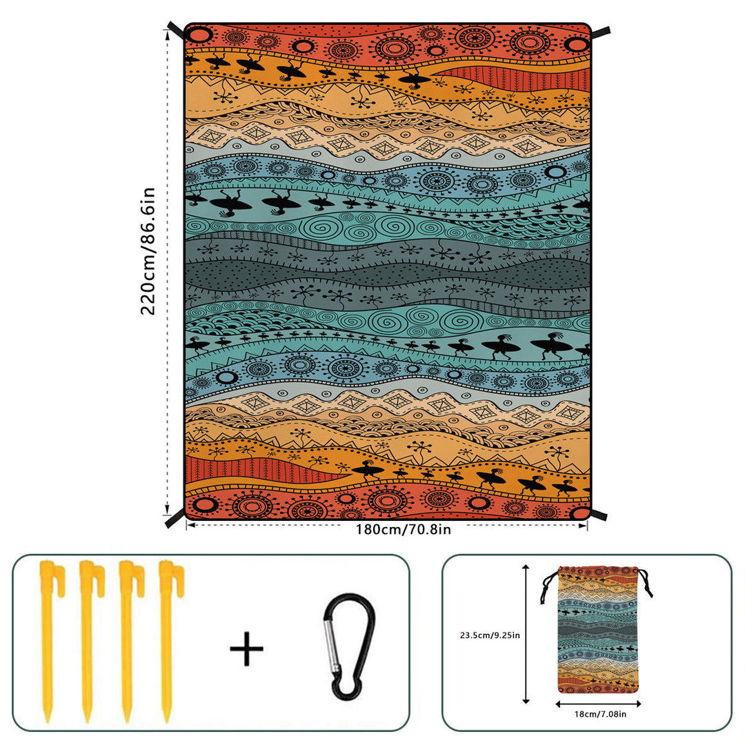 Geometric Print Tapestry