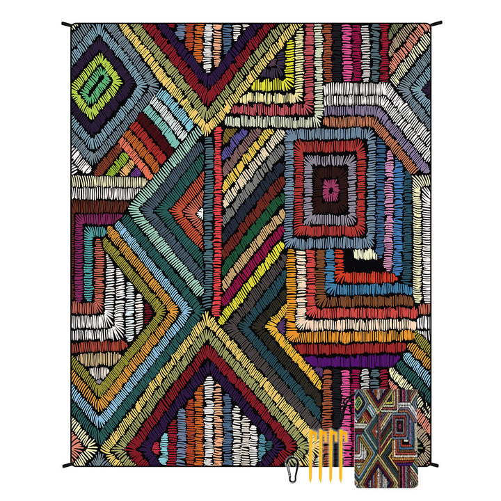 Geometric Print Tapestry