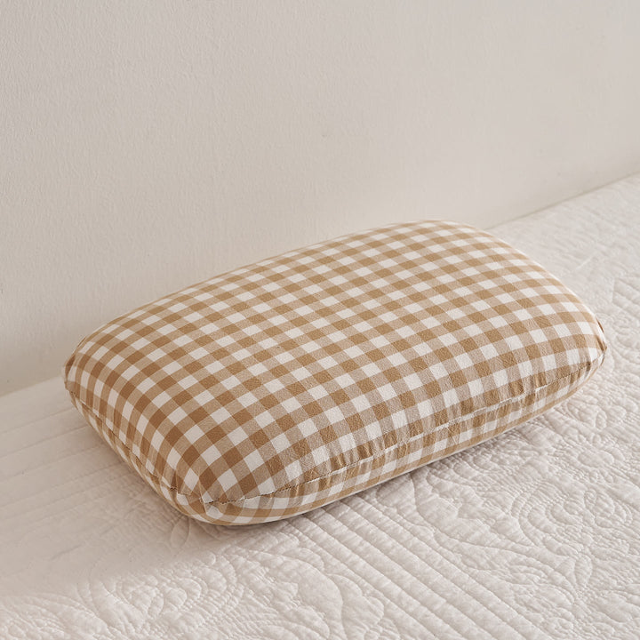 Comfort Pillow with Checked Design