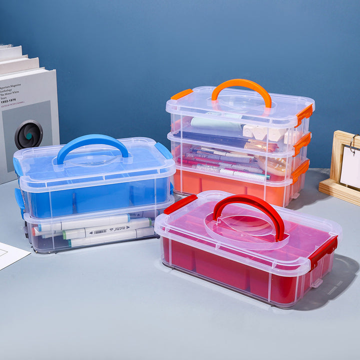 Stackable Multi-Compartment Storage Organizer Meso Living