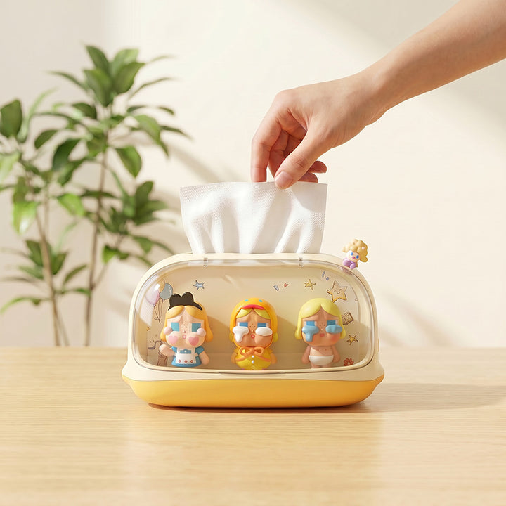 Whimsical Tissue Box Holder with Character Design Meso Living