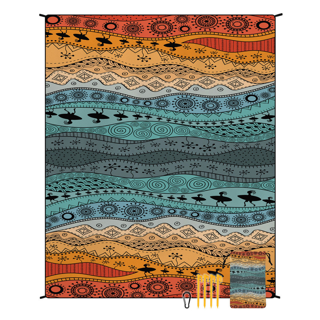 Geometric Print Tapestry