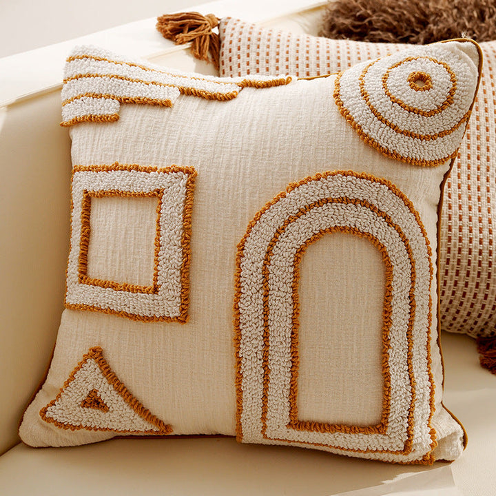 Structured Decorative Cushion Cover