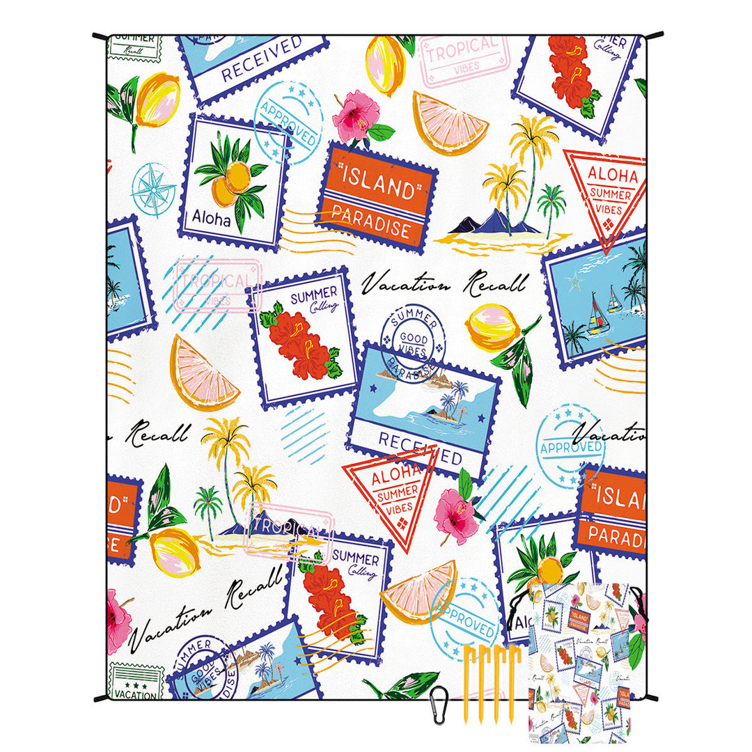 Geometric Print Tapestry
