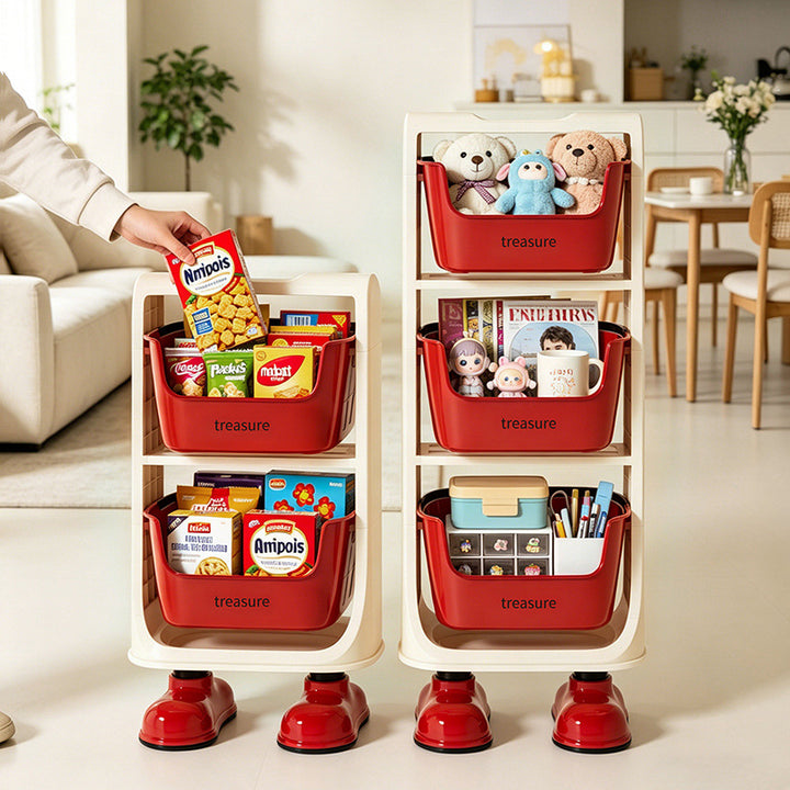 Multi-Tier Storage Organizer with Baskets Meso Living