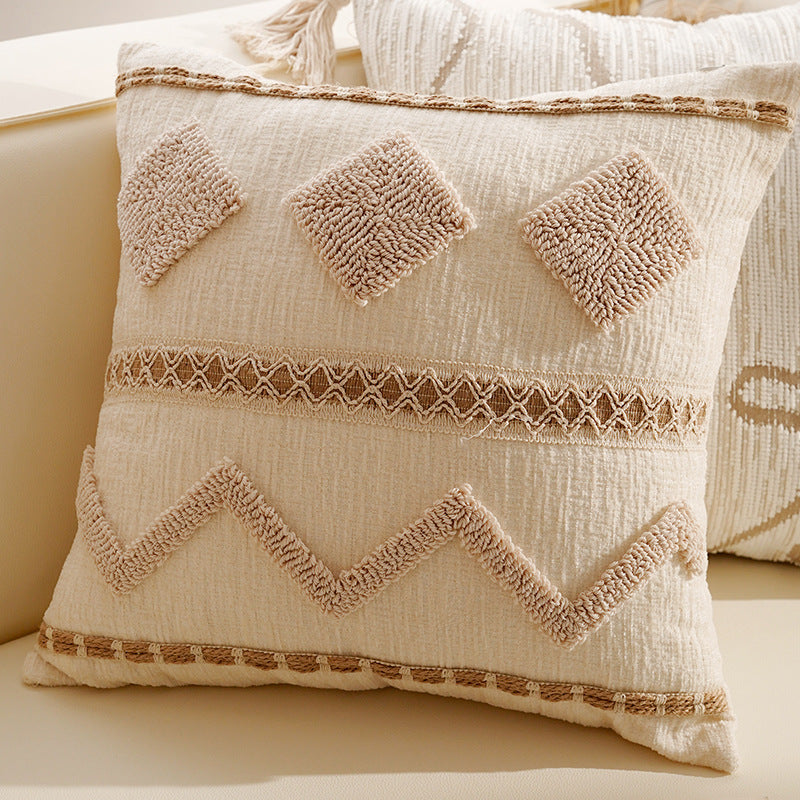 Structured Decorative Cushion Cover