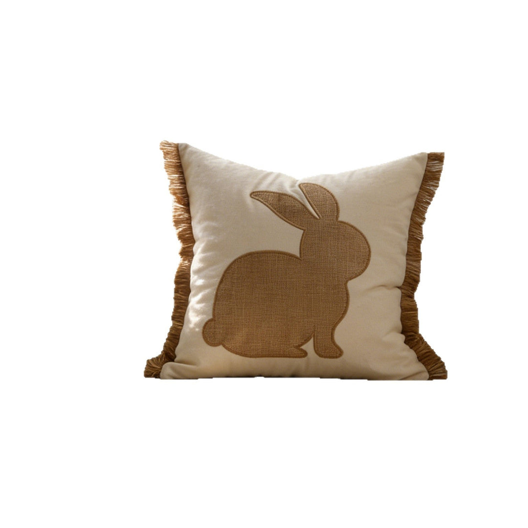 pillowcase with cute bunny motif
