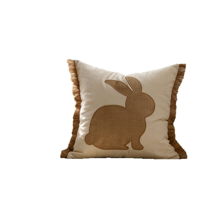 pillowcase with cute bunny motif