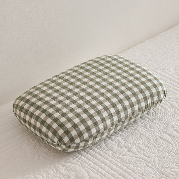 Comfort Pillow with Checked Design