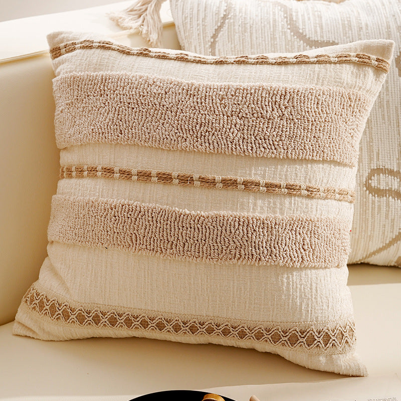 Structured Decorative Cushion Cover