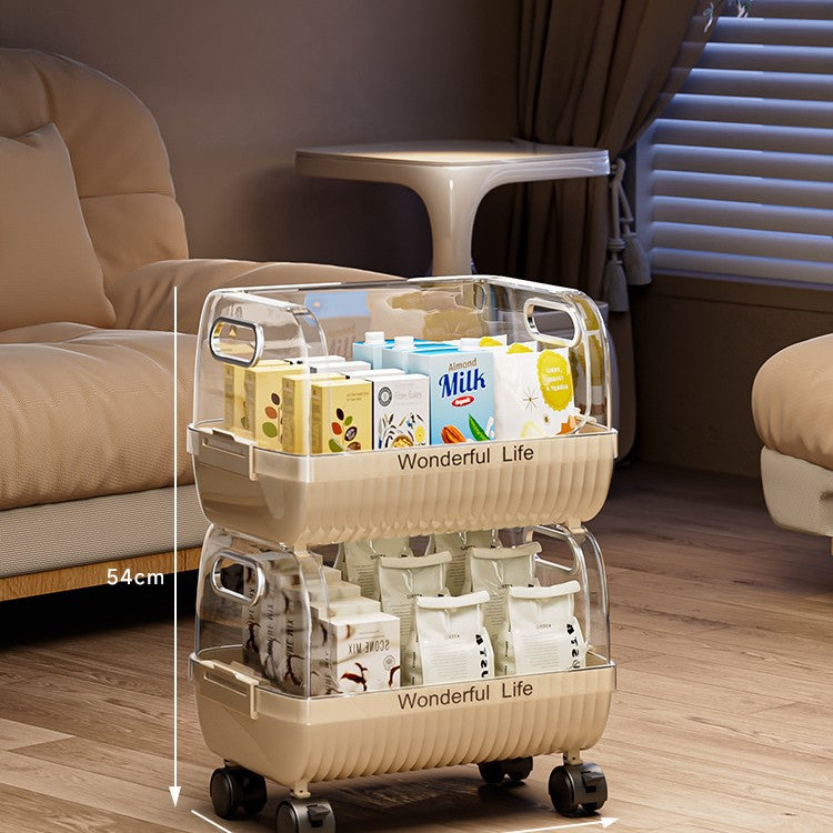 Multi-Tier Storage Organizer with Transparent Baskets Meso Living