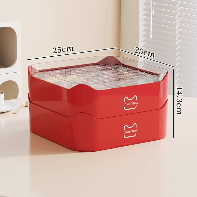 Multi-Purpose Storage Organizer with Transparent Lid Meso Living