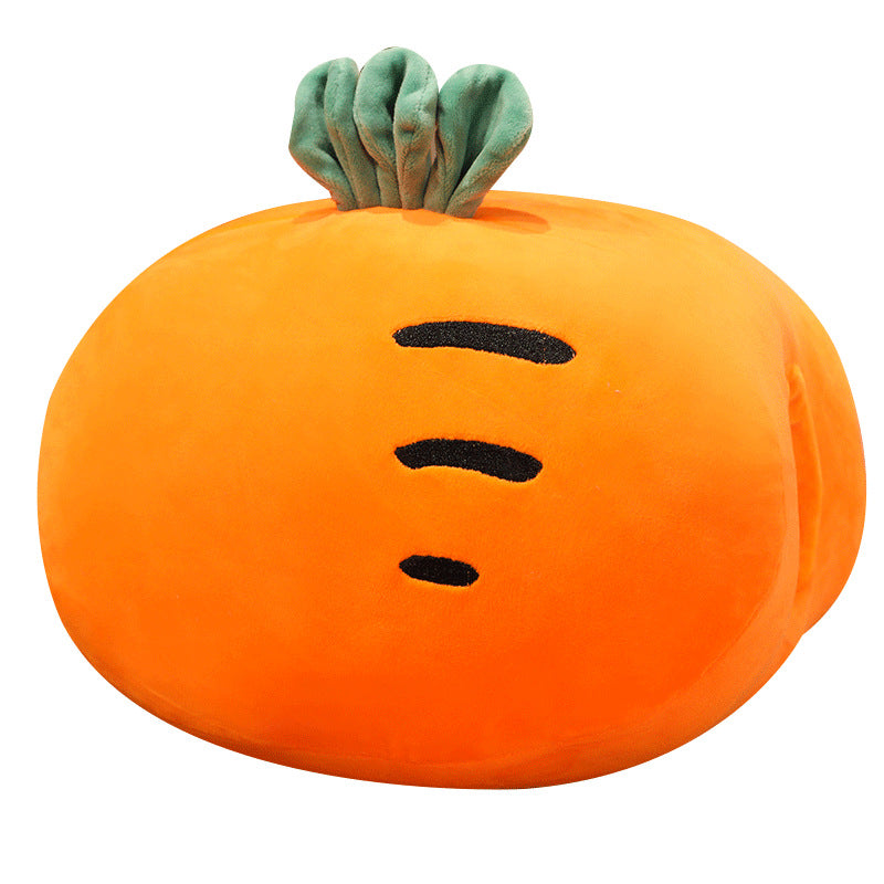 Plush pillow with cactus motif