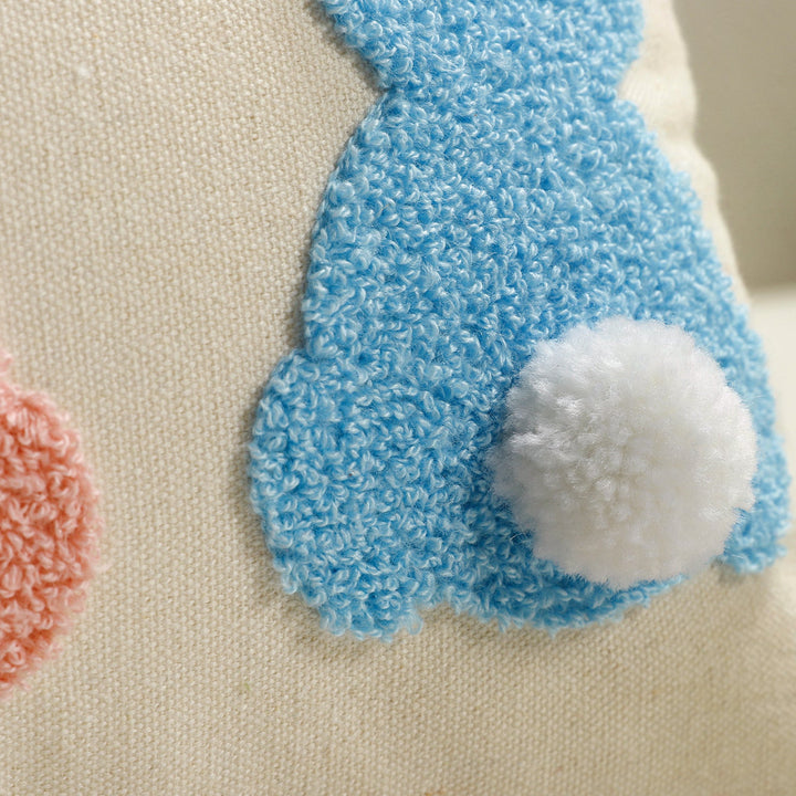 pillowcase with cute bunny motif