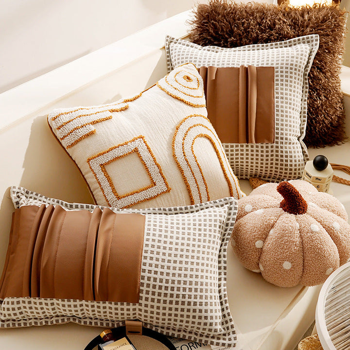 Structured Decorative Cushion Cover