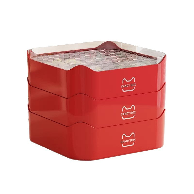 Multi-Purpose Storage Organizer with Transparent Lid Meso Living