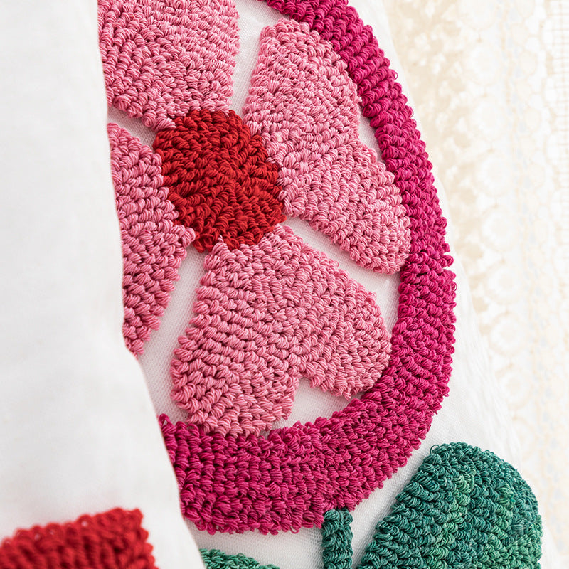Decorative Pillowcase with Heart Pattern