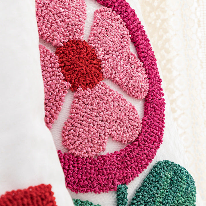 Decorative Pillowcase with Heart Pattern