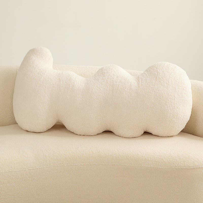 Cactus-shaped cuddle pillow