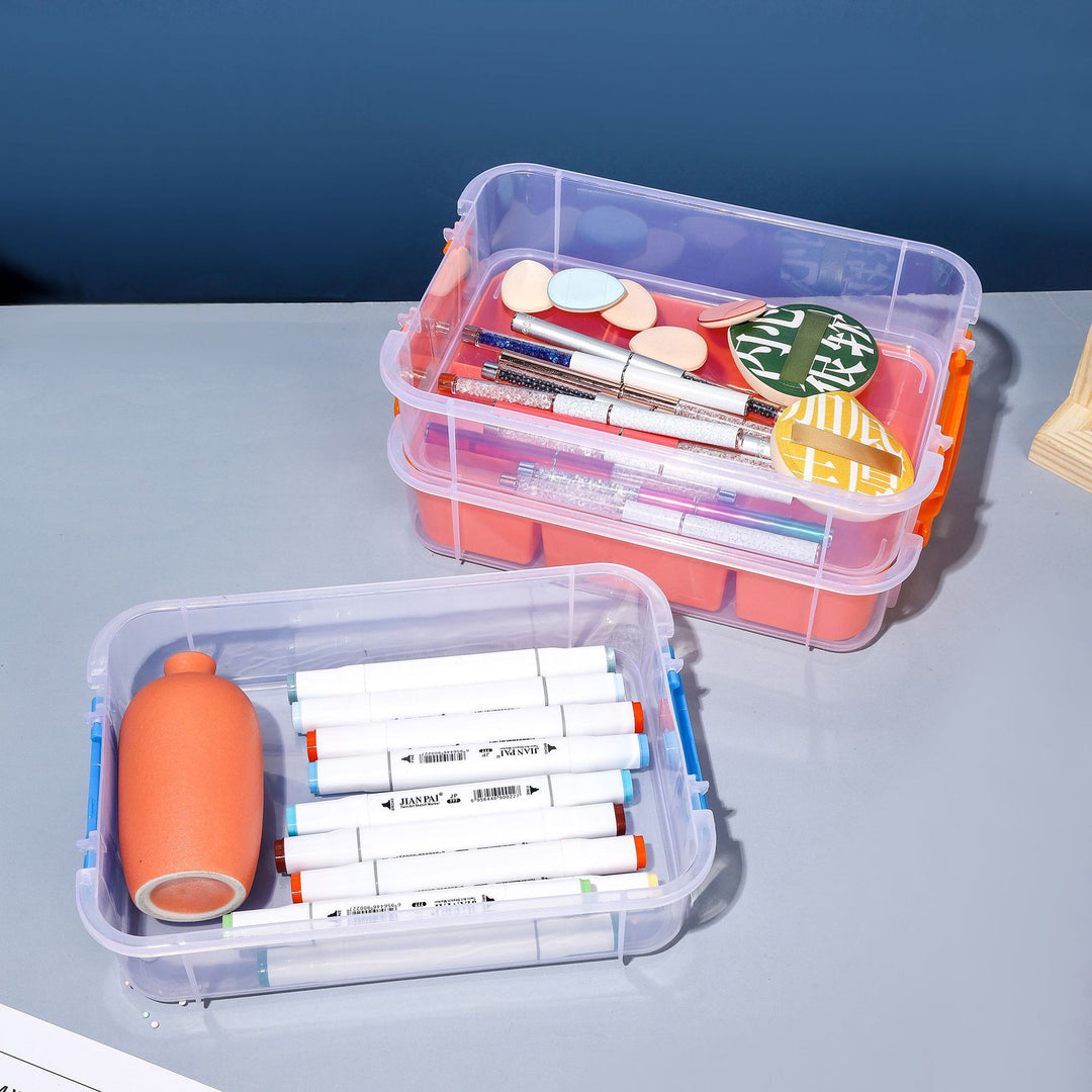 Stackable Multi-Compartment Storage Organizer Meso Living