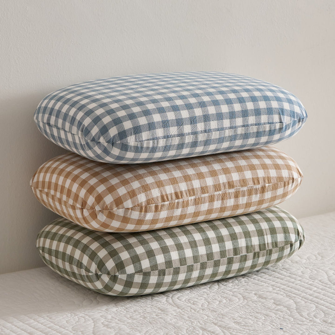 Comfort Pillow with Checked Design