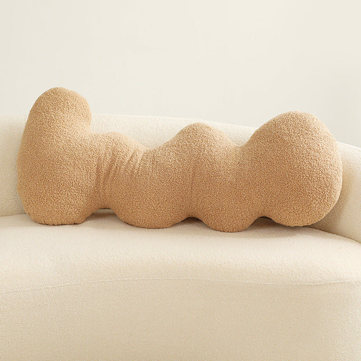 Cactus-shaped cuddle pillow