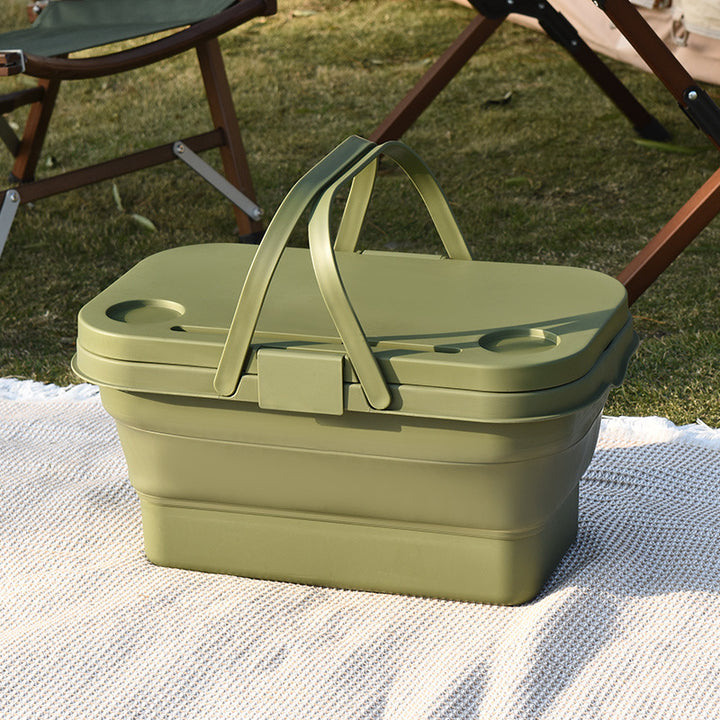 Versatile Outdoor Picnic Storage Basket Meso Living