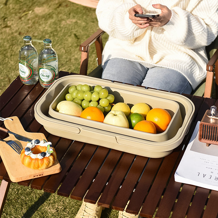 Versatile Outdoor Picnic Storage Basket Meso Living