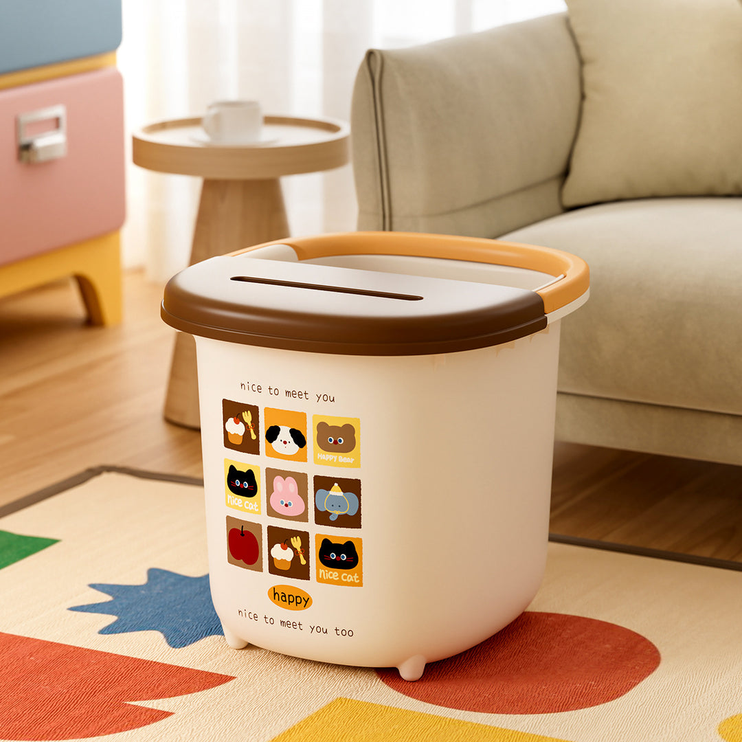 Decorative Pet-Themed Waste Bin Meso Living
