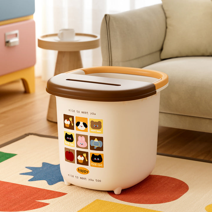 Decorative Pet-Themed Waste Bin Meso Living