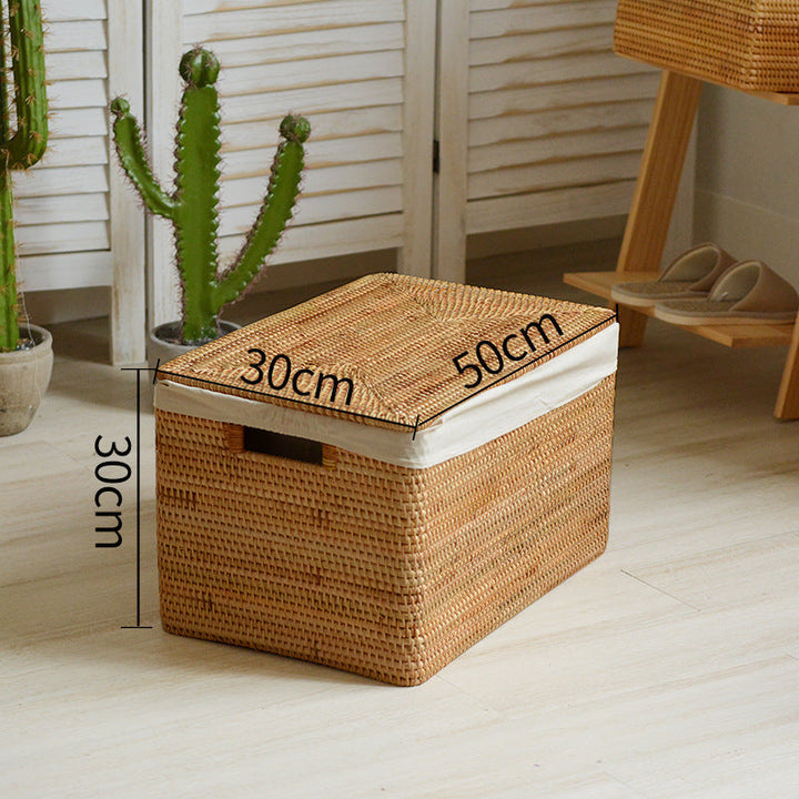 Rectangular Rattan Storage Basket