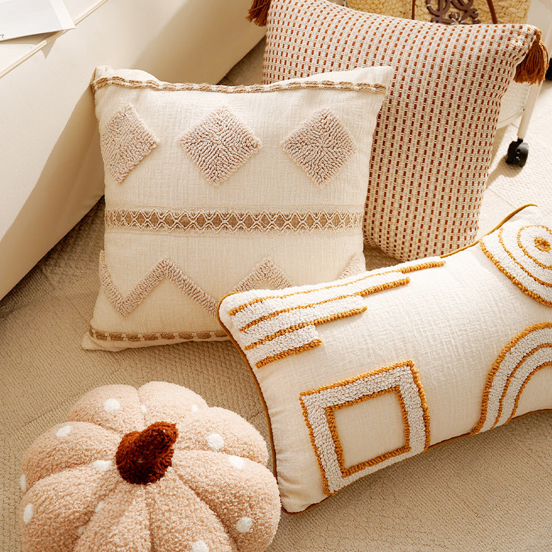 Structured Decorative Cushion Cover