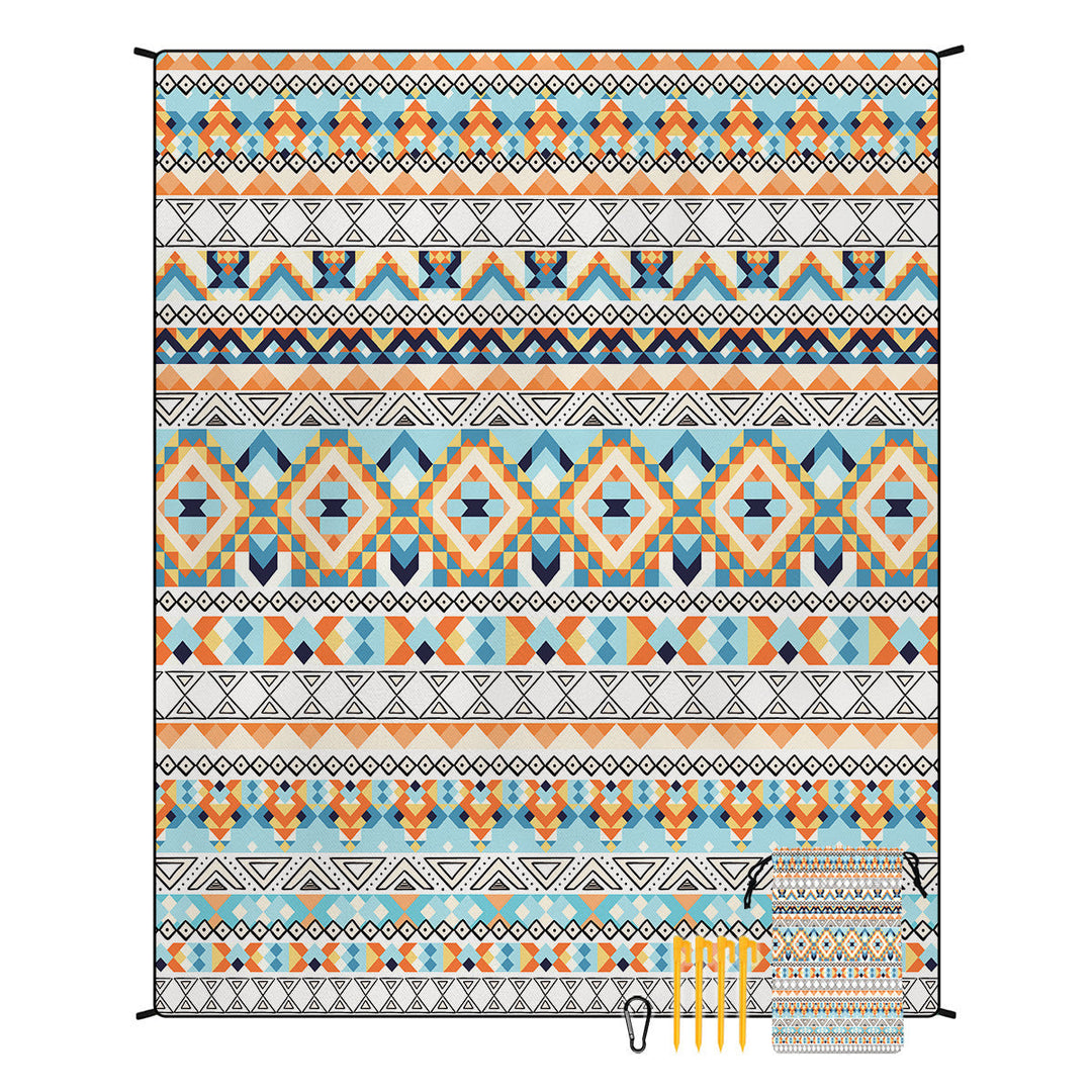 Geometric Print Tapestry