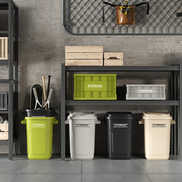 Multi-Purpose Storage Bucket with Lid Meso Living