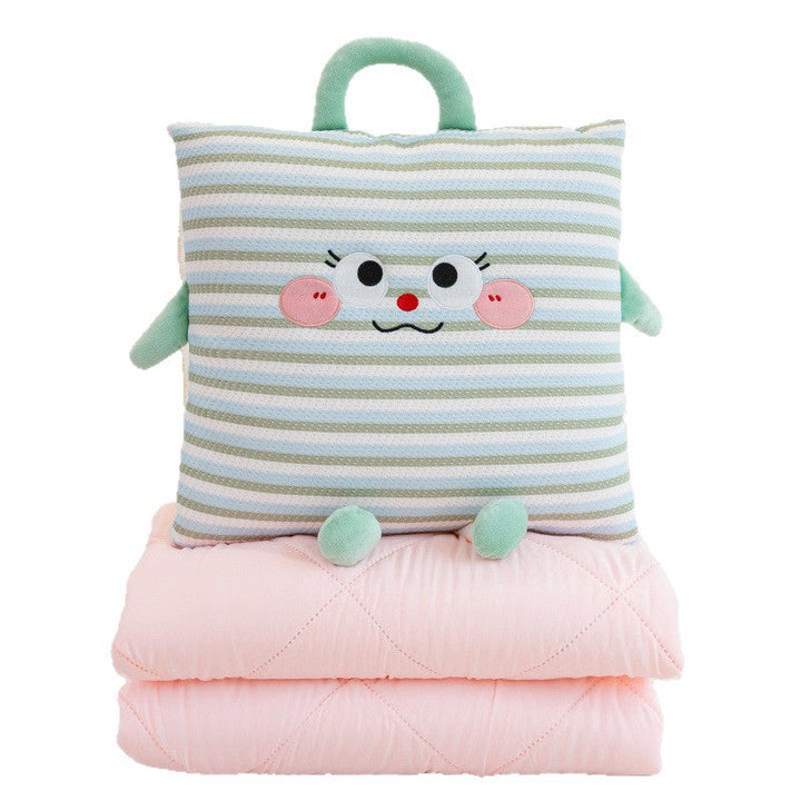 Cuddle pillow with lovable animal motif