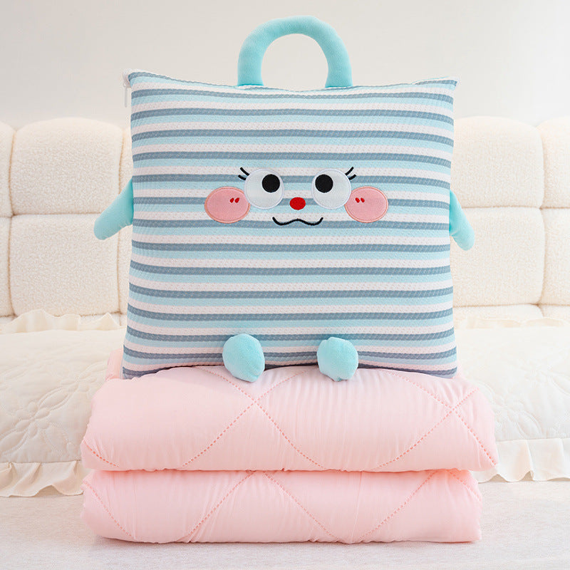 Cuddle pillow with lovable animal motif
